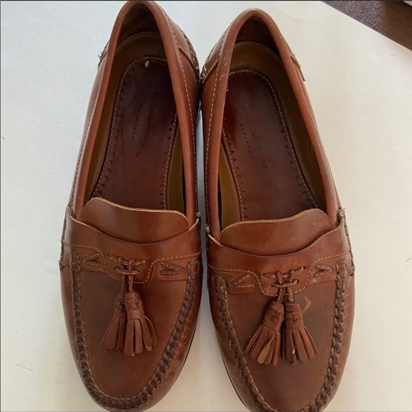 Johnston & Murphy brown tassel loafers size 10.5 - Picture 7 of 8